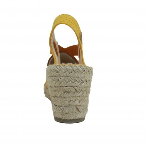 Toni Pons Ter Ladies Yellow Vegan Wedge