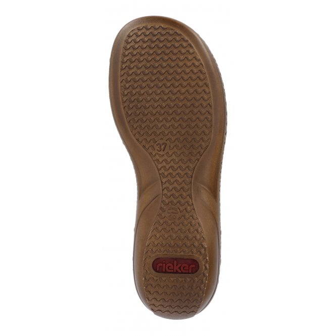 Rieker 60880-90 Ladies Metallic Sandal