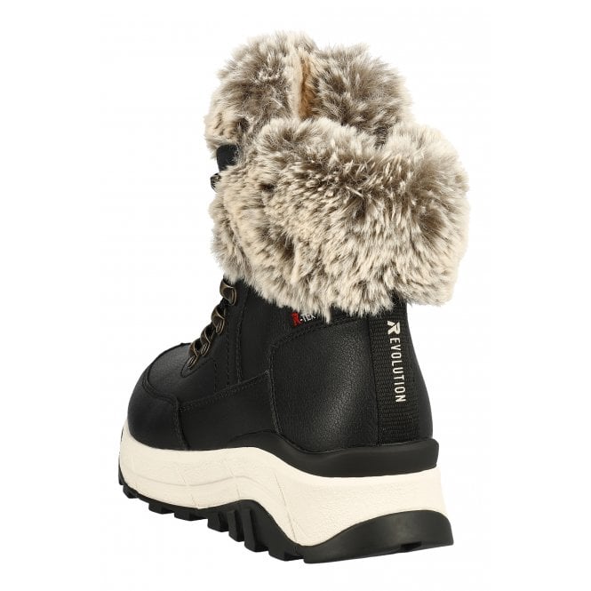Rieker W0063-00 Evolution Ladies Black Boot