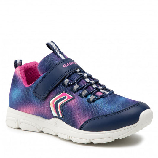 Geox Girls J258HA JN Torque Navy/Fuchsia