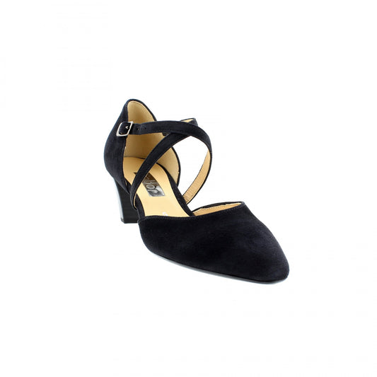 Gabor 01.363.16 Ladies Pazifik Callow Womens Modern Cross Strap Court Shoes