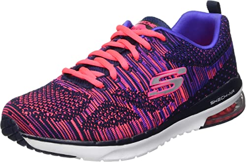 Skechers Ladies Wildcard Pink/Purple Trainers 12113