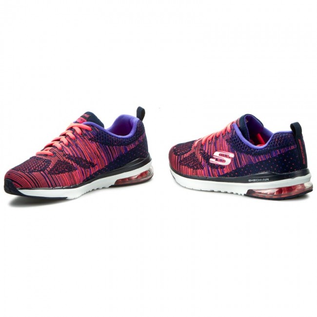 Skechers Ladies Wildcard Pink/Purple Trainers 12113
