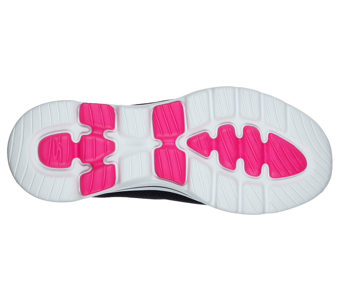 Skechers Ladies Go Walk 5 Fantasy Navy/Hot Pink Trainers 124038