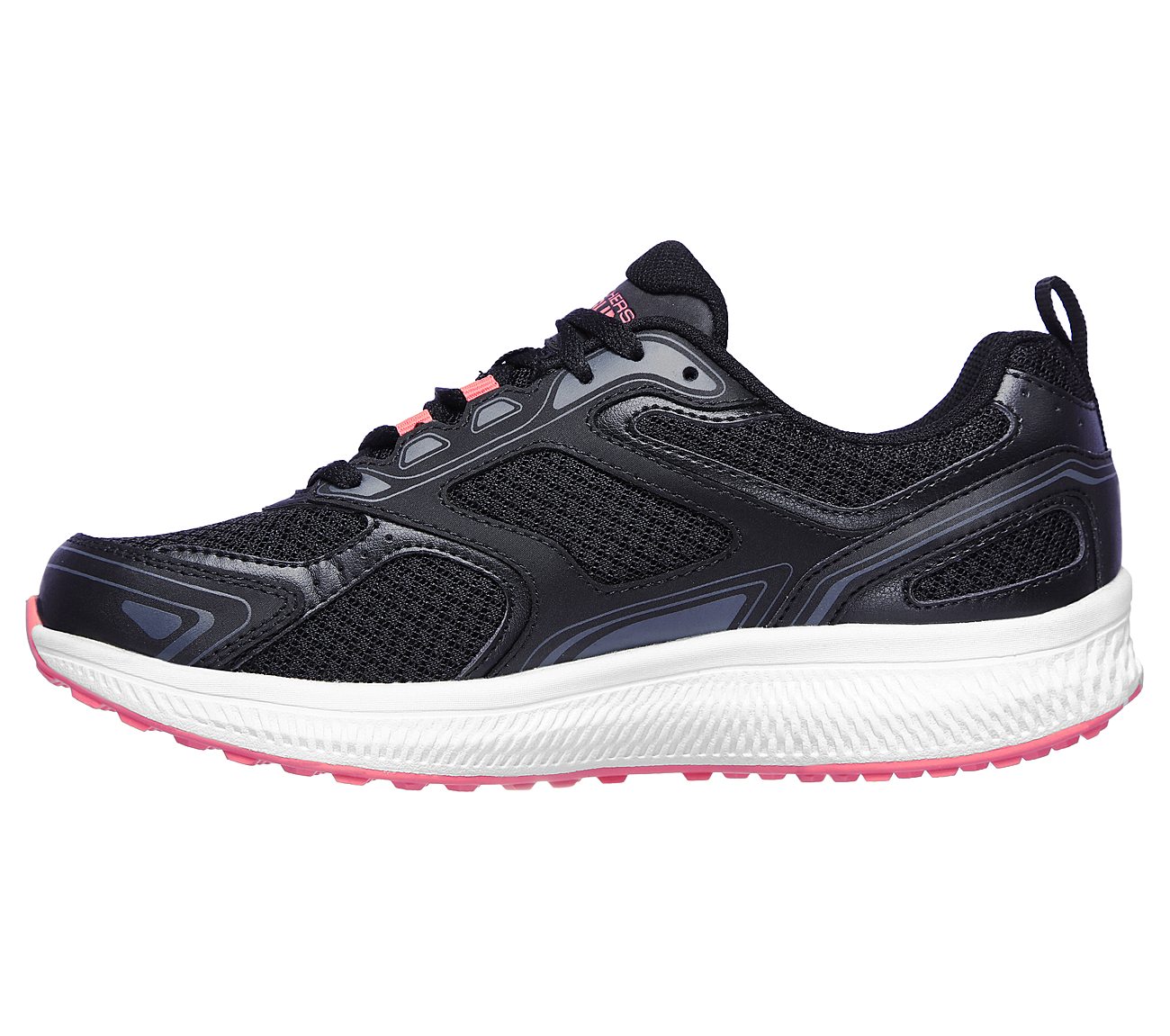 Skechers Ladies GOrun Consistent Ladies Black Trainer Shoes 128075