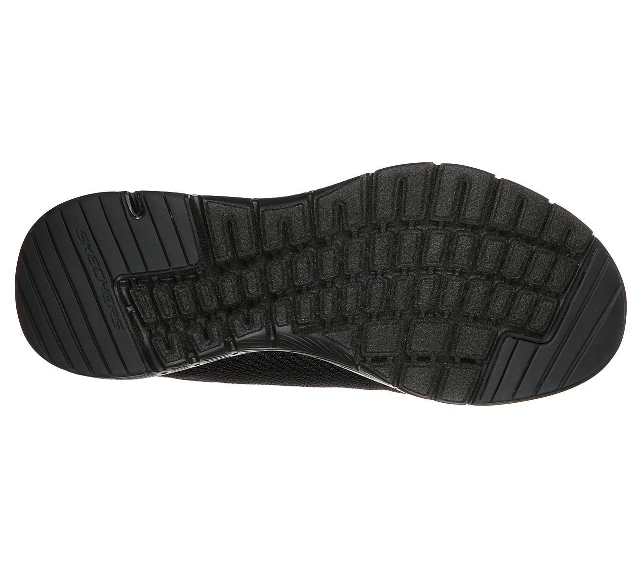 Skechers Ladies Flex Appeal 3.0 First Insight Black Trainer Shoes 13070