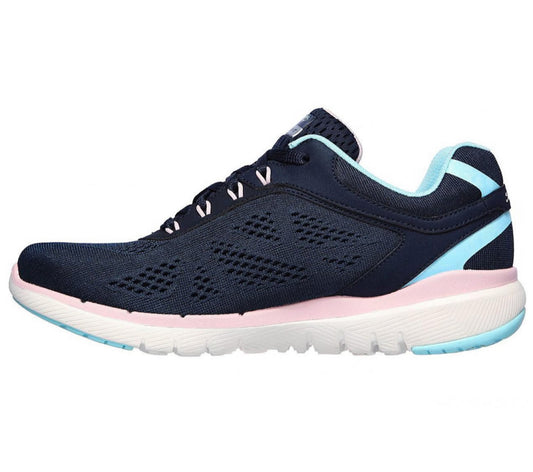 Skechers Ladies Flex Appeal 3.0 Steady Move Navy Trainers 13474