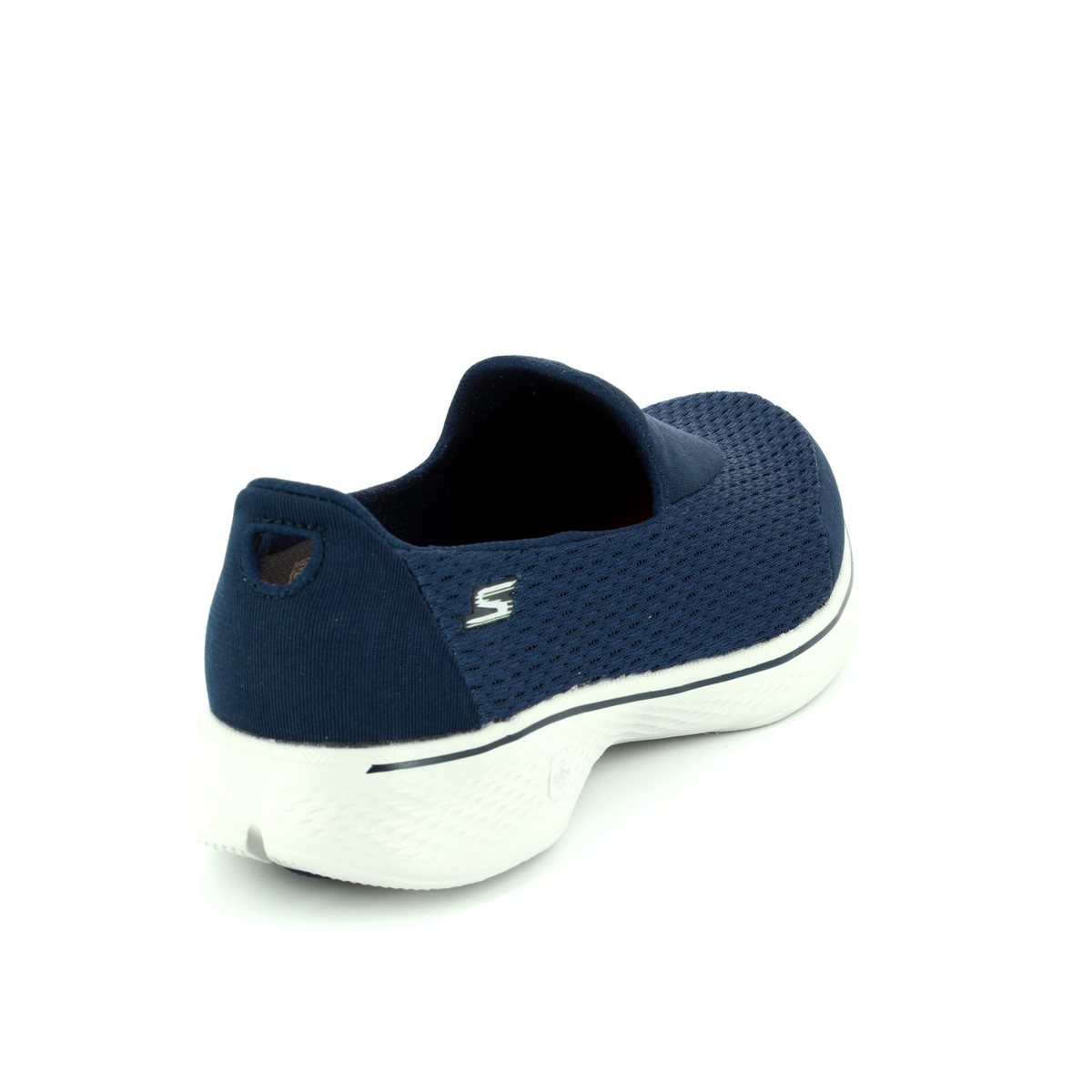 Skechers Ladies GOWalk Joy Navy/White Slip-On Trainers 14148