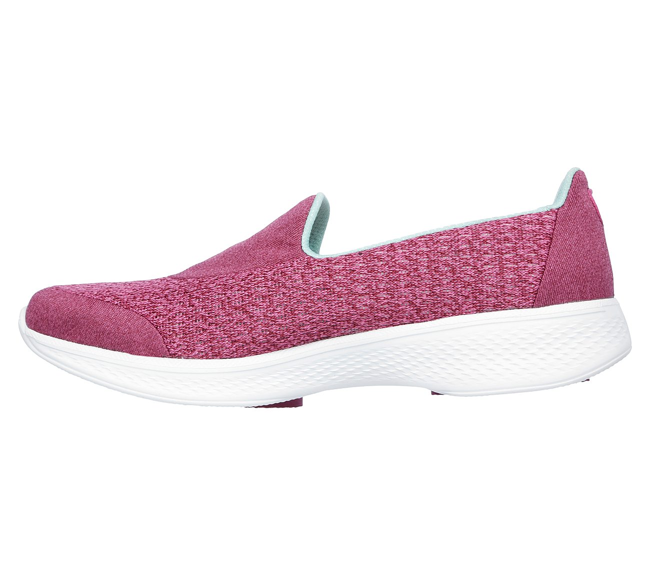 Skechers Ladies GOwalk Pursuit Pink Slip On Trainers 14148