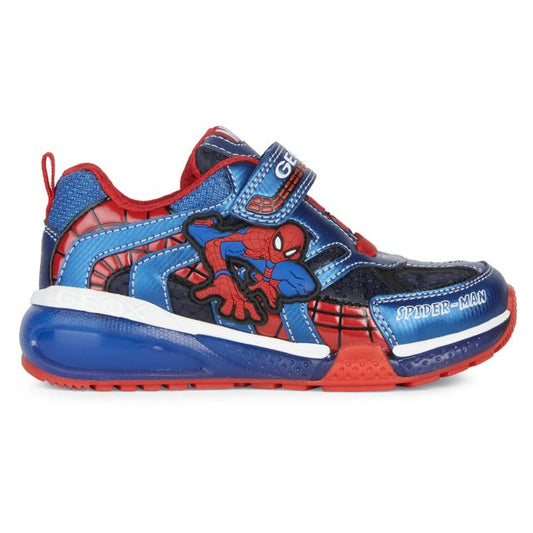 Geox J Bayonyc J36FEB Boys Spiderman Navy/Royal
