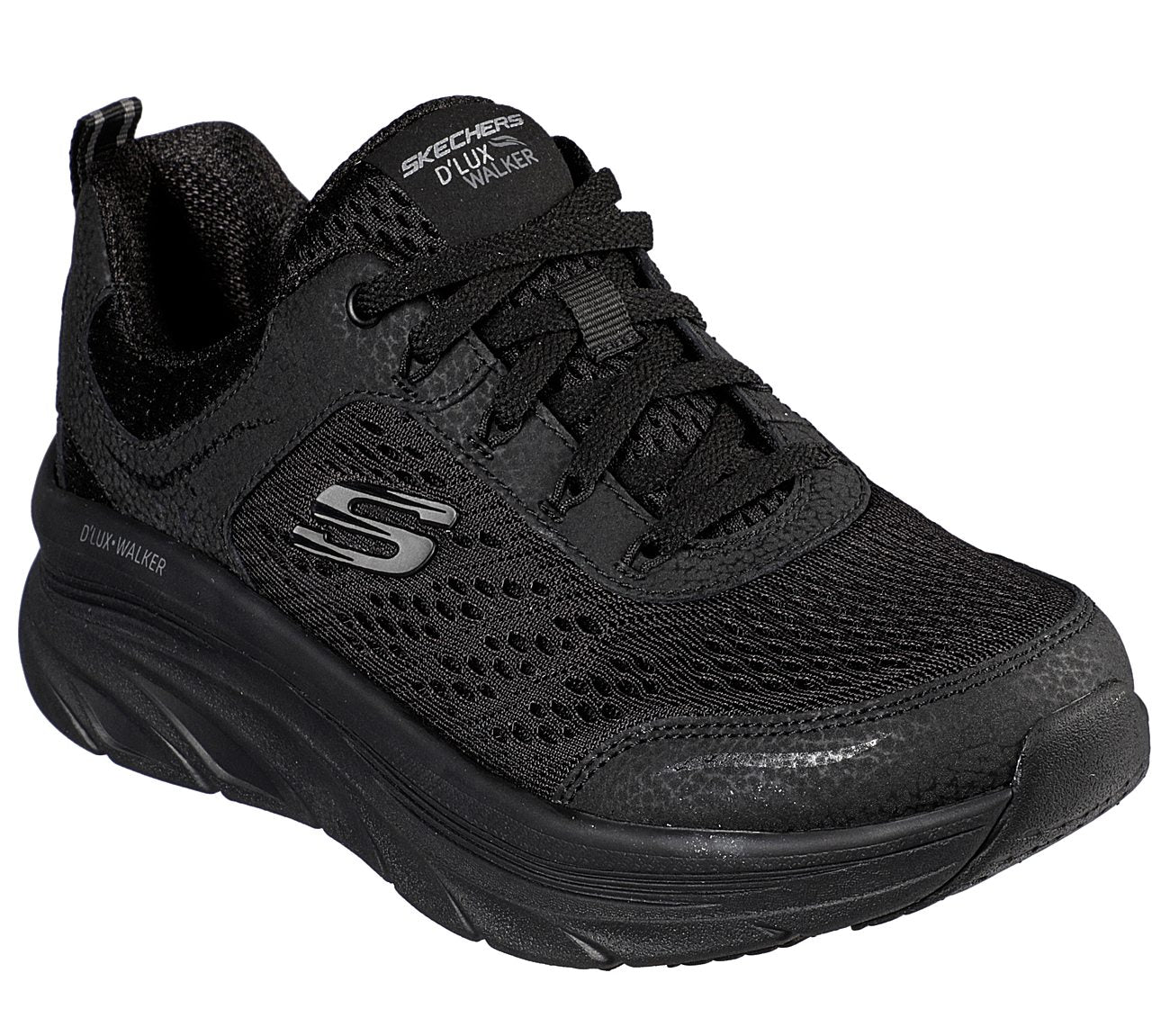 Skechers Ladies Relaxed Fit®: D'Lux Walker Infinite Motion Black