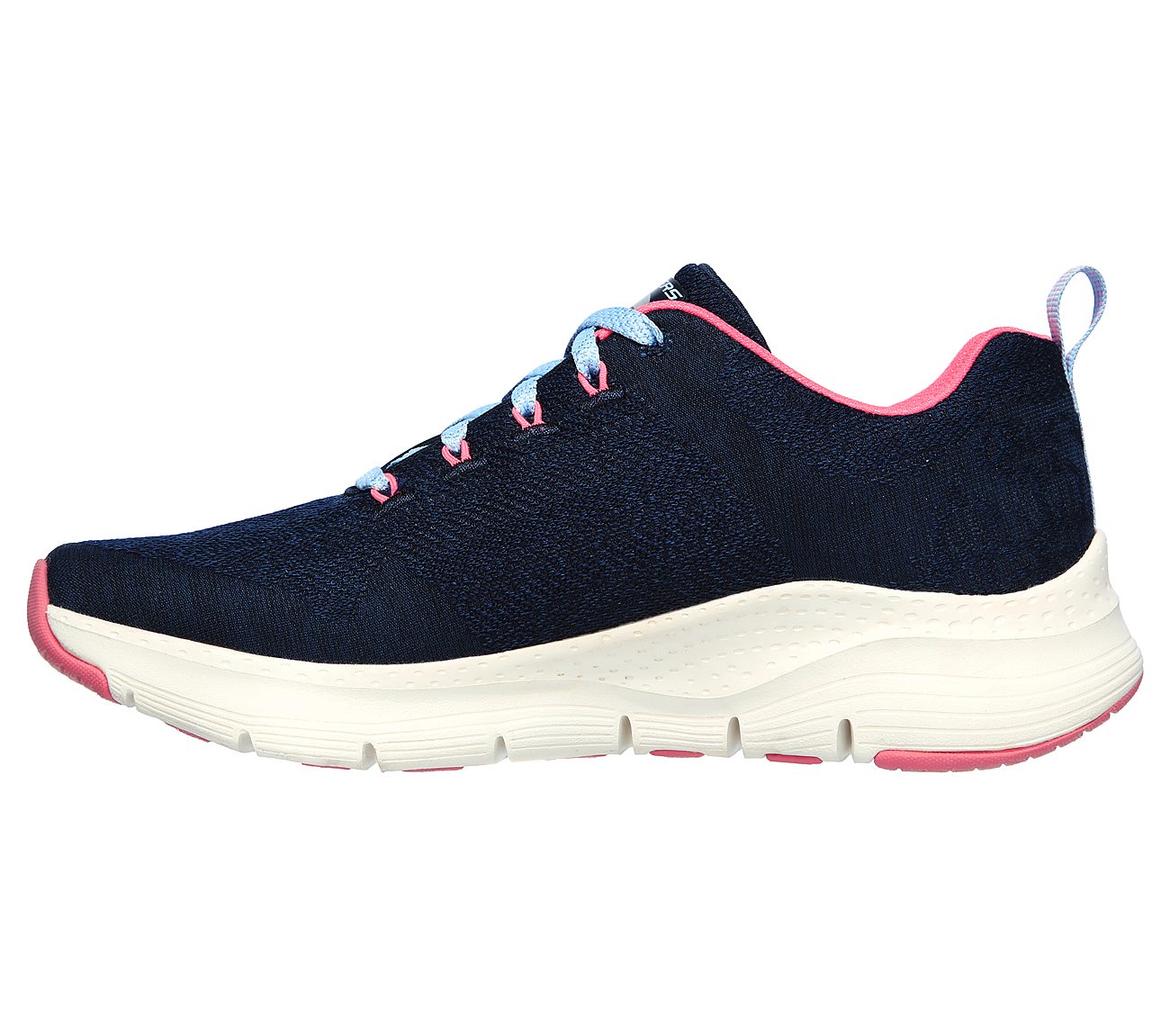 Skechers Ladies Arch Fit Comfy Wave Ladies Navy Blue Trainers 149414
