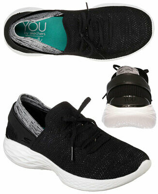 Skechers Ladies You - Spirit Black Trainers 14960