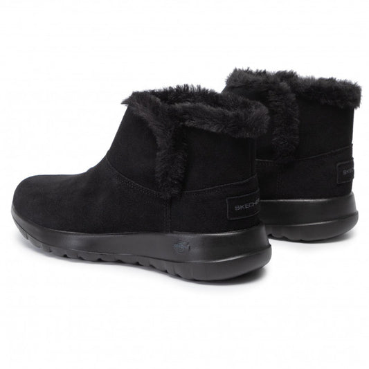 Skechers Ladies On The Go Joy Bundle Up Black Boots 1550