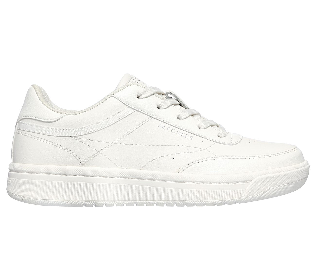 Skechers Ladies Hold Kourt Ladies White Trainers 155190
