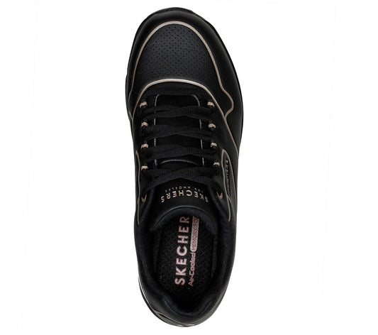 Skecher 155637 Ladies Uno 2 Black/Gold