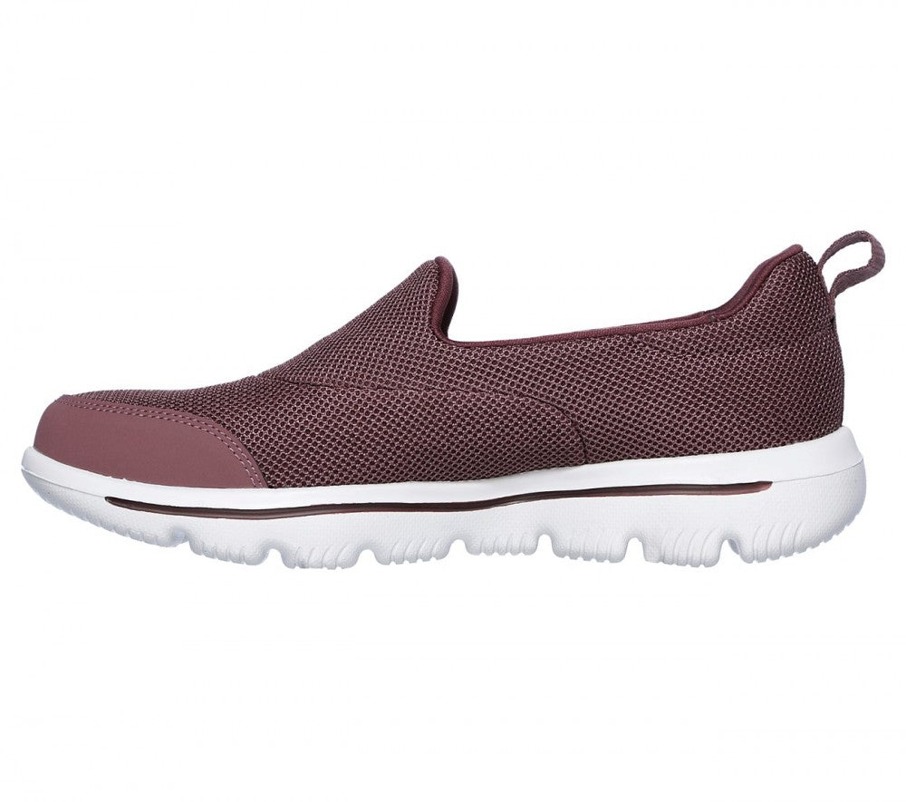 Skechers Ladies GOWalk Evolution Ultra - Rapids Mauve Pink Slip-On Shoes 15730