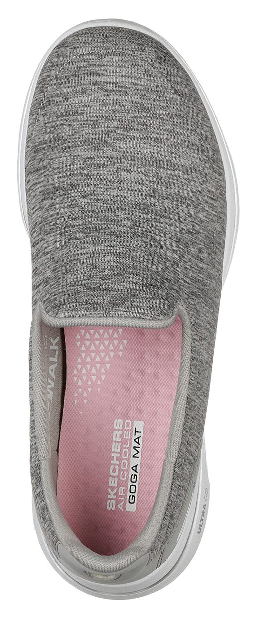 Skechers Ladies GOwalk 5 Honor Ladies Grey Slip On Trainers 15903