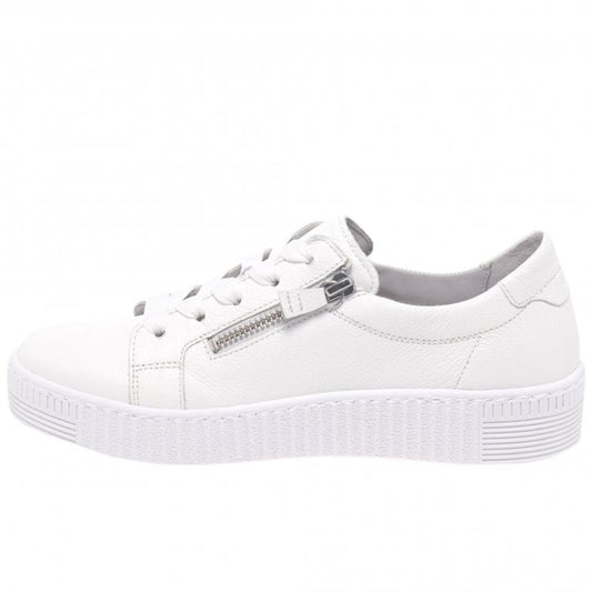 Gabor 23.334.21 Ladies Wisdom White Trainer