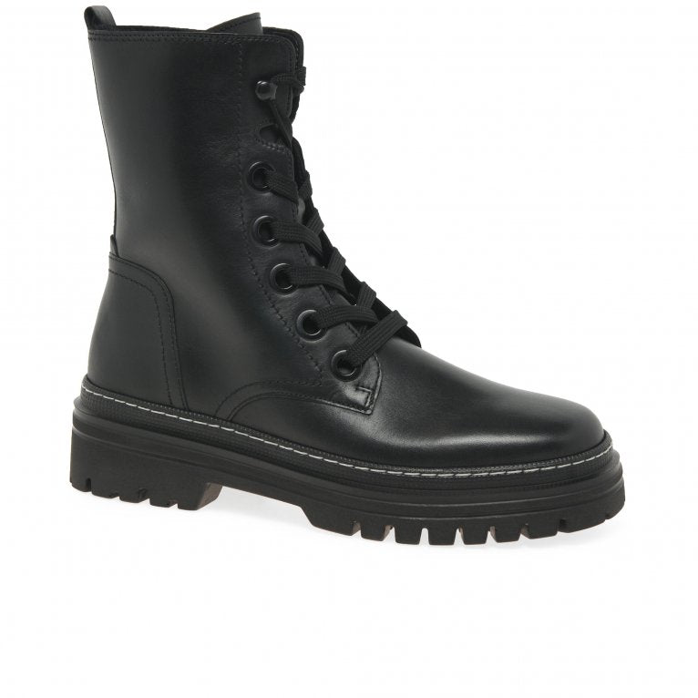 Gabor 91.721.27 Ladies Black Lace Ankle Boot