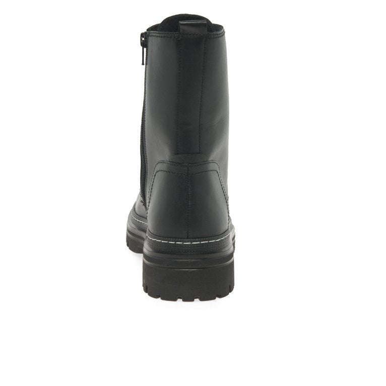 Gabor 91.721.27 Ladies Black Lace Ankle Boot