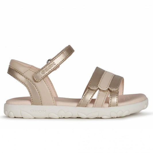 Geox Girls J258ZA J.S Haiti Platinum Sandal
