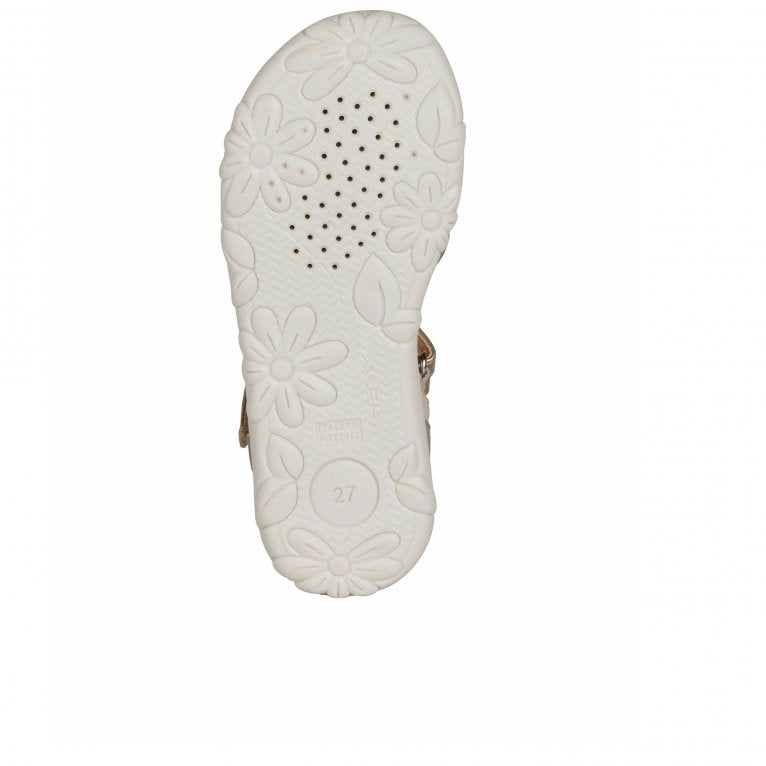 Geox Girls J258ZA J.S Haiti Platinum Sandal