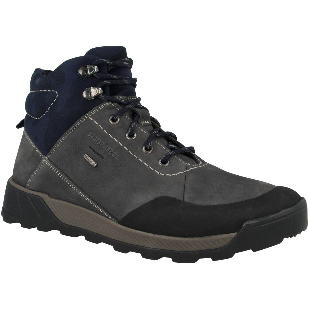 Josef Seibel Mens Raymond 54 Grey/Black Walking Boots 32354 TE21 741