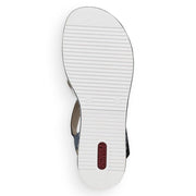 Rieker V3663-14 Ladies Baltik/Silber/Royal