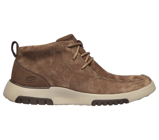 Skechers Mens Bellinger 2.0 Trembo Brown Shoes 204225