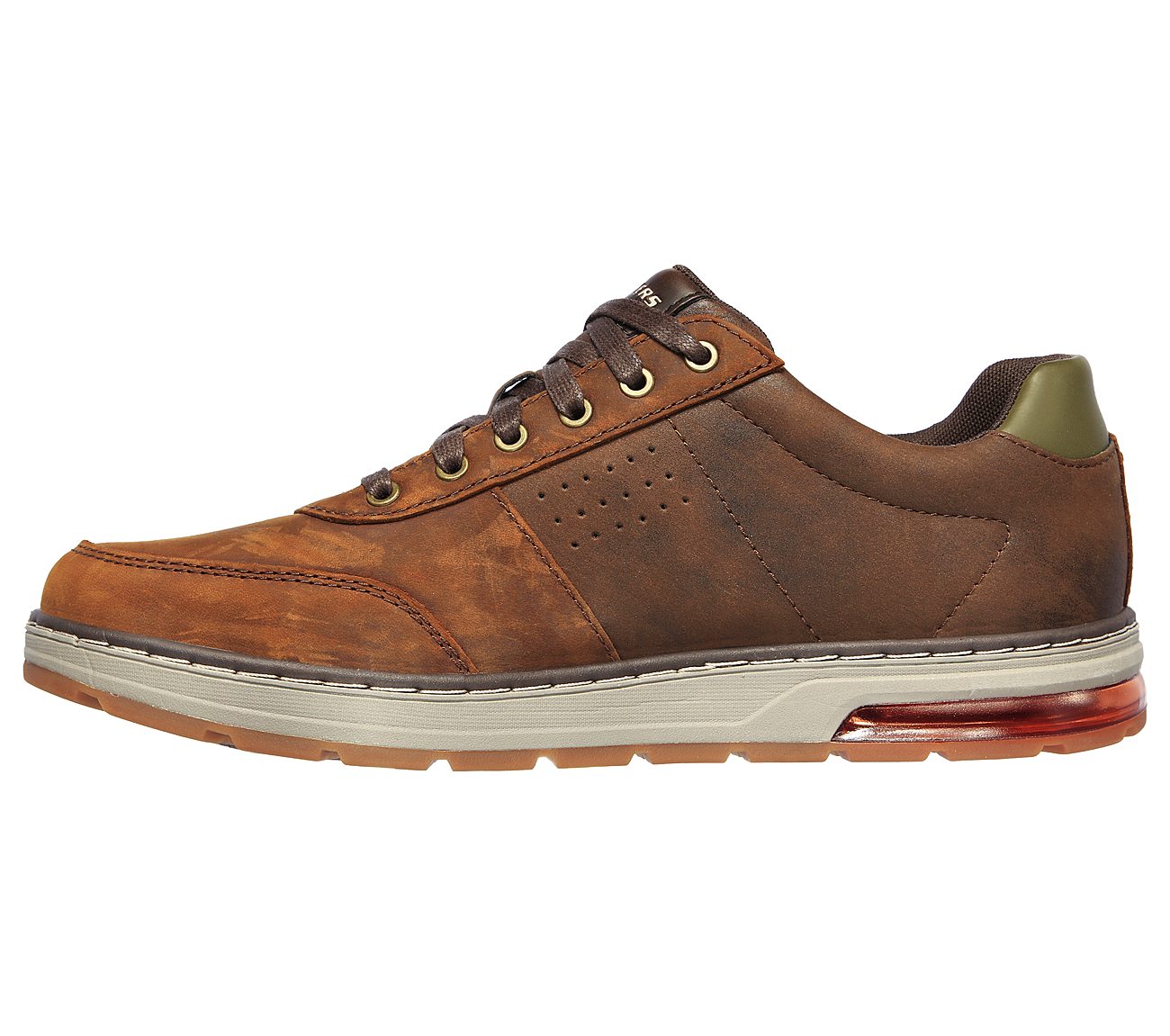 Skechers Mens Evenston Fanton CBD Brown Shoes 210142
