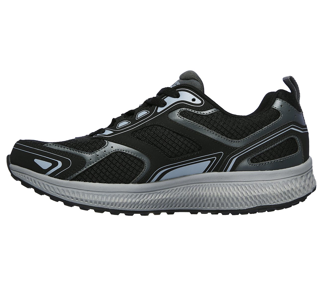 Skechers Mens GOrun Consistent Black Trainers 220034