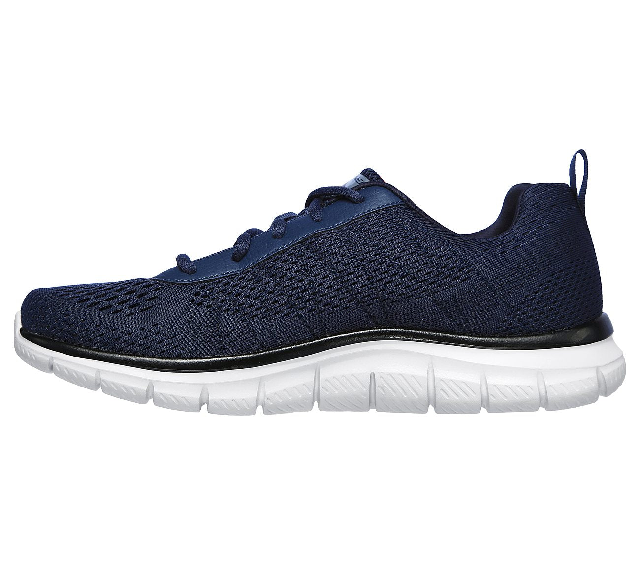 Skechers Mens Track Moulton Navy Blue Trainers 232081