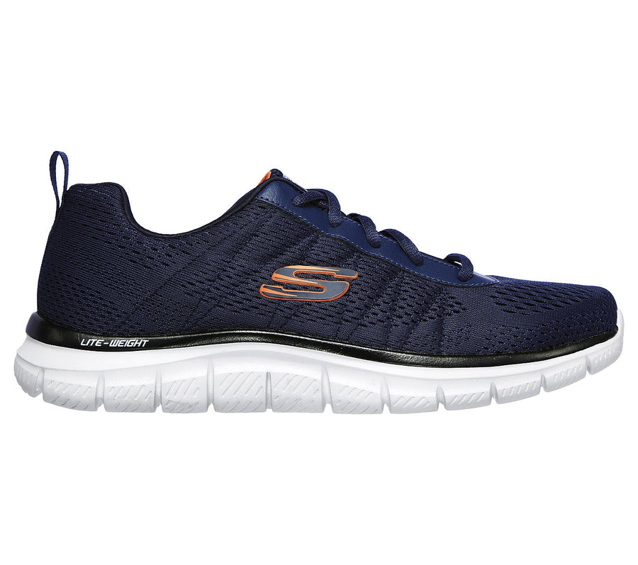 Skechers Mens Track Moulton Navy Blue Trainers 232081