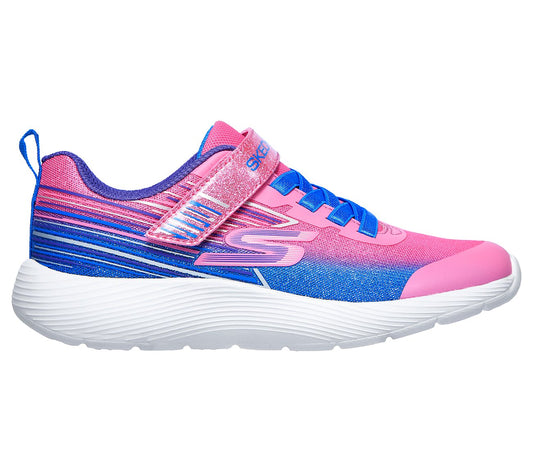 Skechers Kids Dyna-Lite Shimmer Streaks Pink Girls Trainers 302456