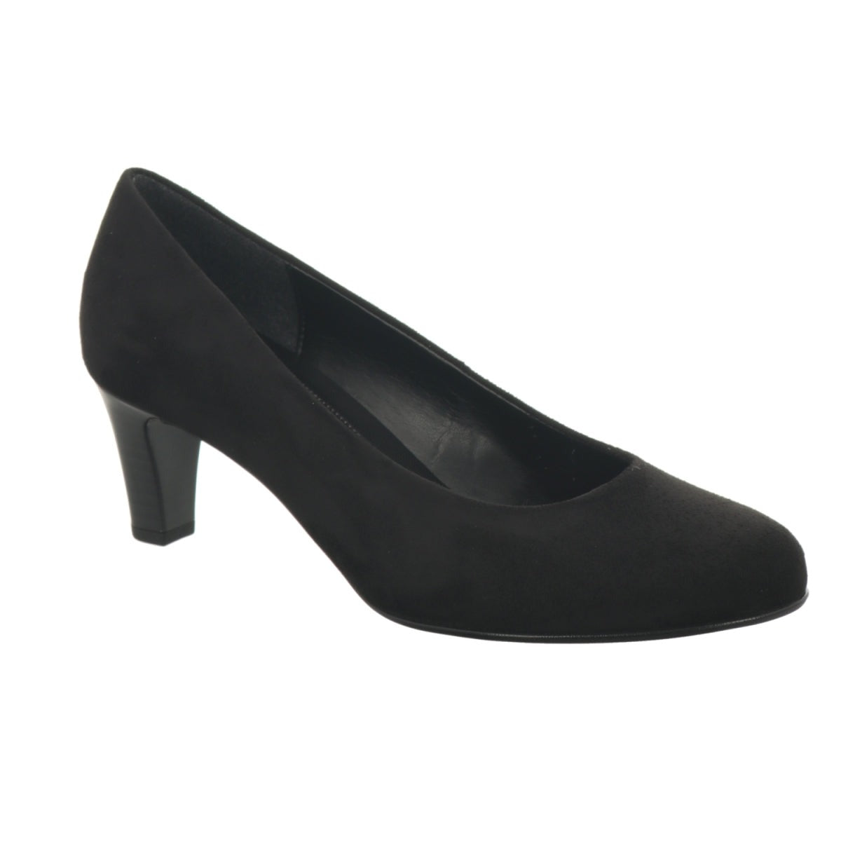 Gabor 31.300.47 Ladies Black Suede Court Heels