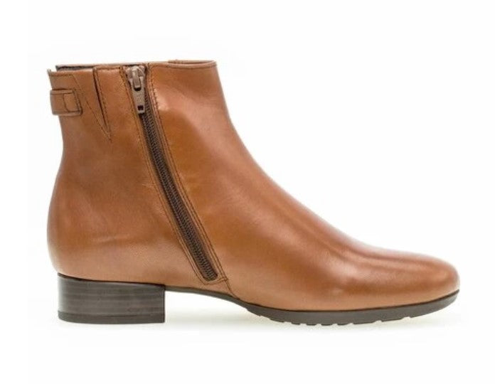 Gabor Ladies Whisky Tan Leather Ankle Boots 32.711.52