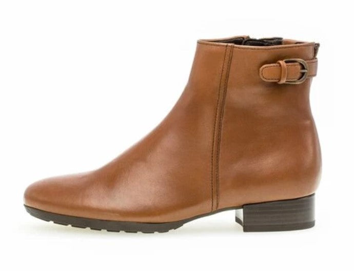 Gabor Ladies Whisky Tan Leather Ankle Boots 32.711.52