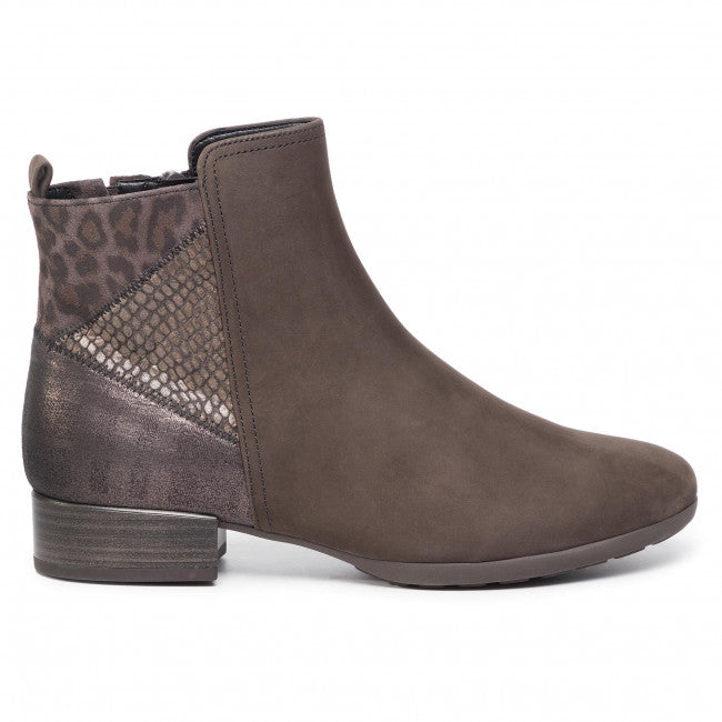 Gabor Ladies Bastia Grey Wide Fit Ankle Boots 32.716.30