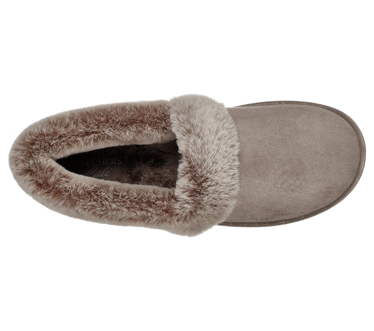Skechers Ladies Cali Cozy Campfire Team Toasty Beige Slippers 32777