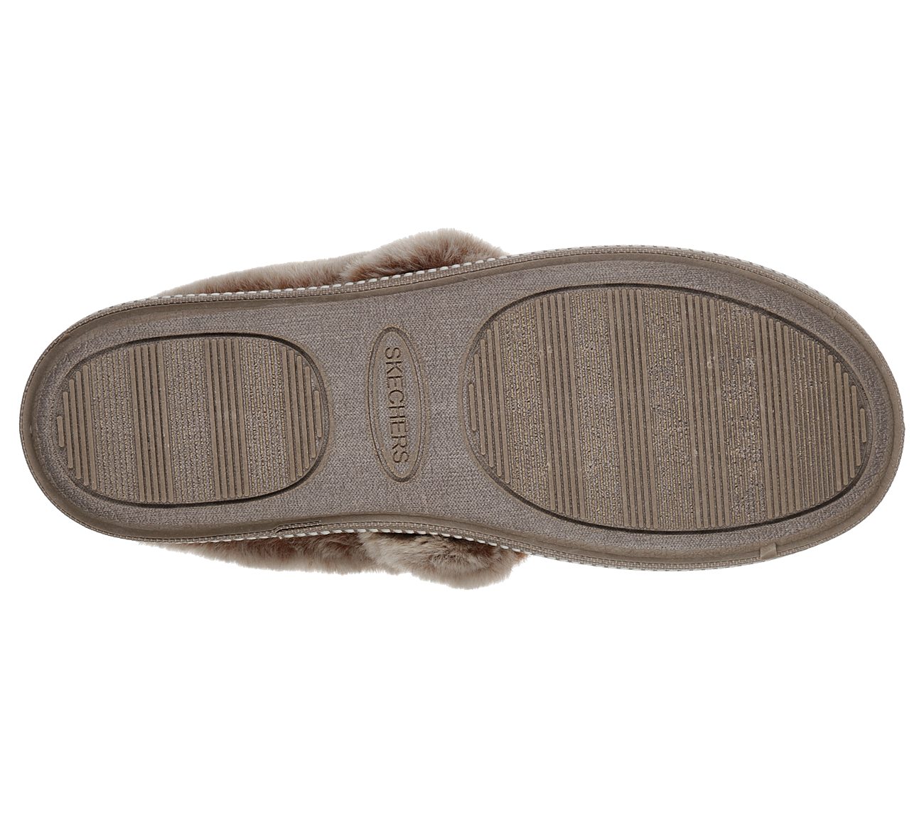 Skechers Ladies Cali Cozy Campfire Team Toasty Beige Slippers 32777
