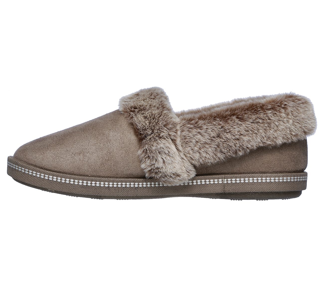 Skechers Ladies Cali Cozy Campfire Team Toasty Beige Slippers 32777