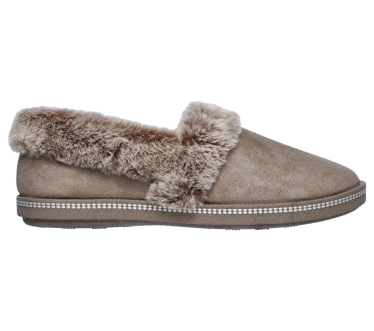 Skechers Ladies Cali Cozy Campfire Team Toasty Beige Slippers 32777