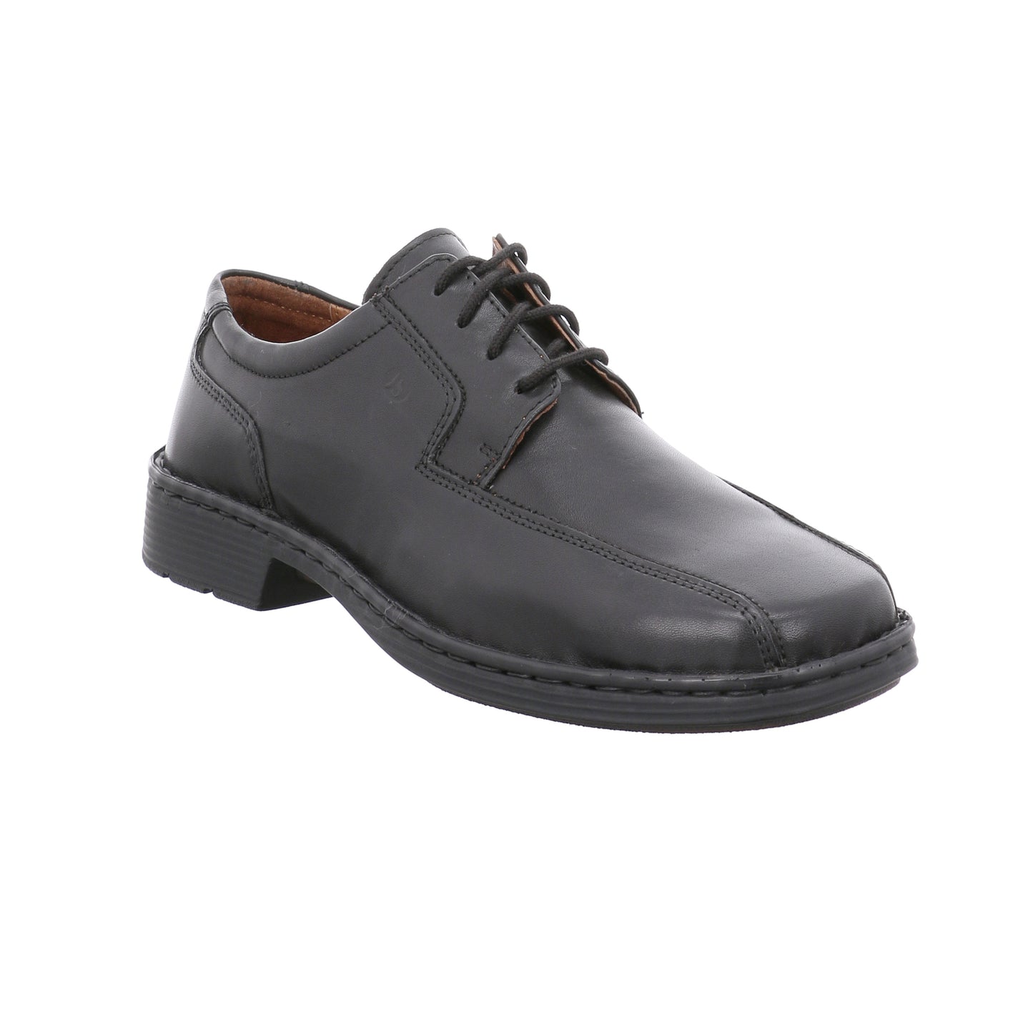 Josef Seibel Mens Burgess Black Wide Fit Shoes 38010 23 600