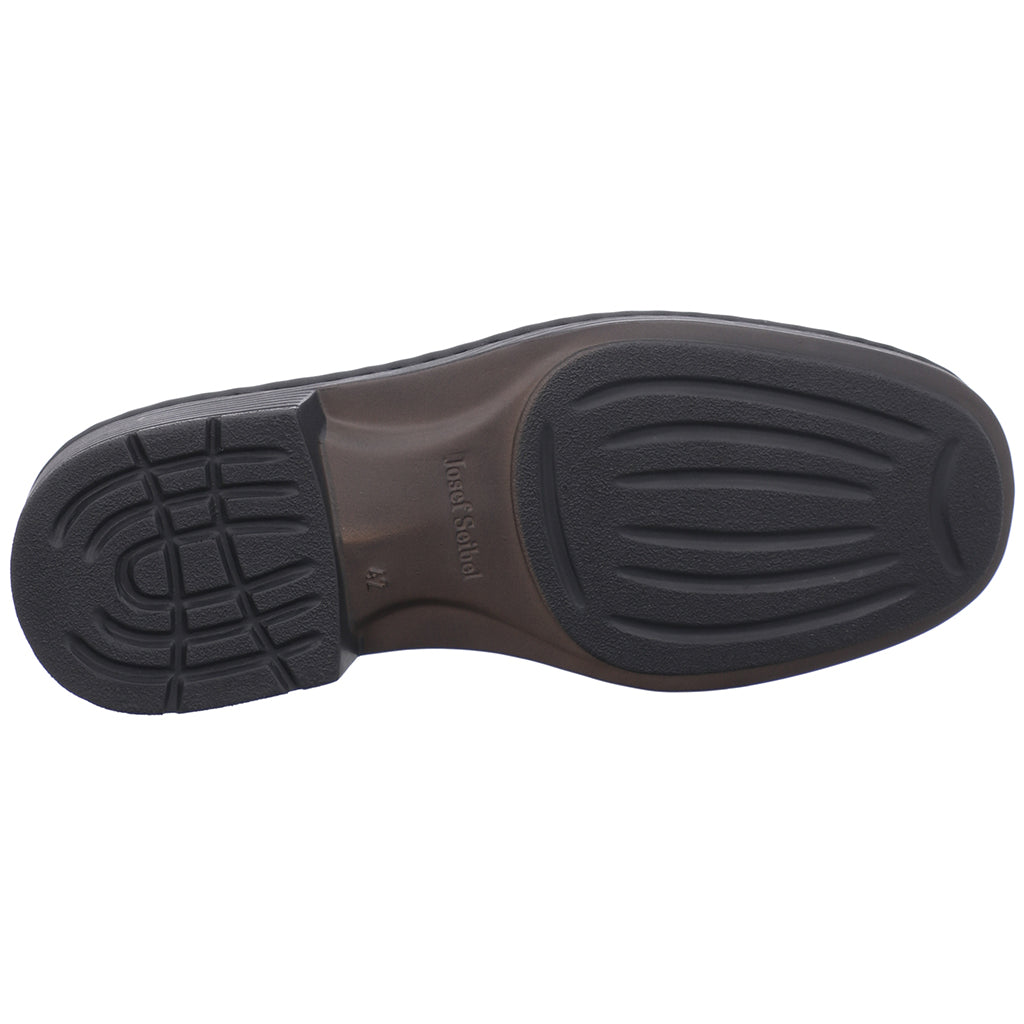 Josef Seibel Mens Bradford 07 Black Leather Shoes 38288 23 600
