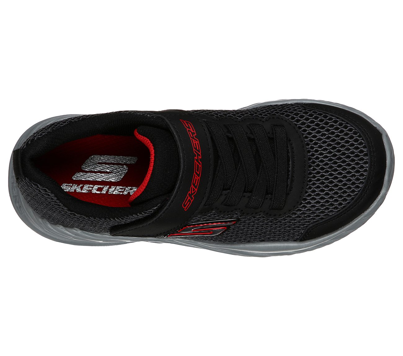 Skechers Kids Nitro Sprint Krodon Black Mutlicoloured Boys Trainers 400083