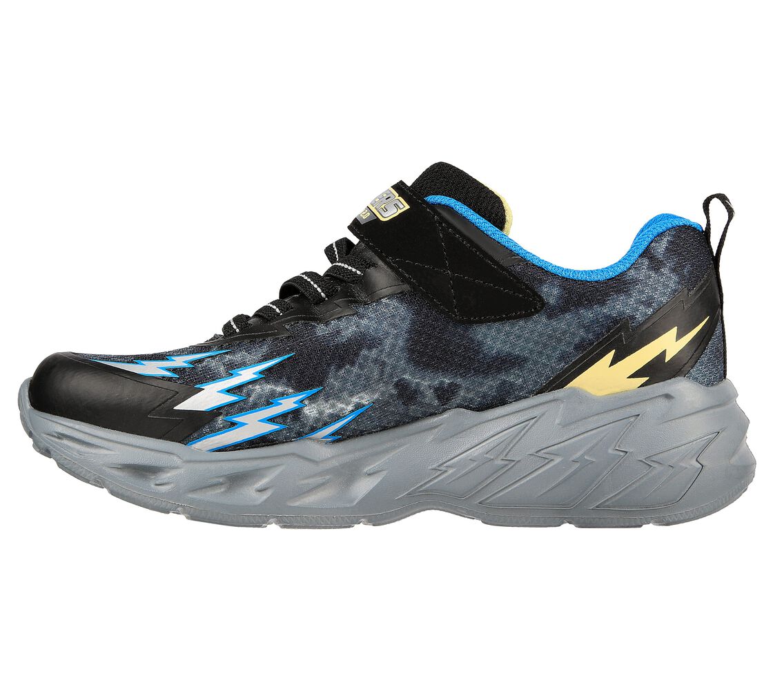 Skechers Kids 400150L Light Storm Purple Black/Blue Trainers