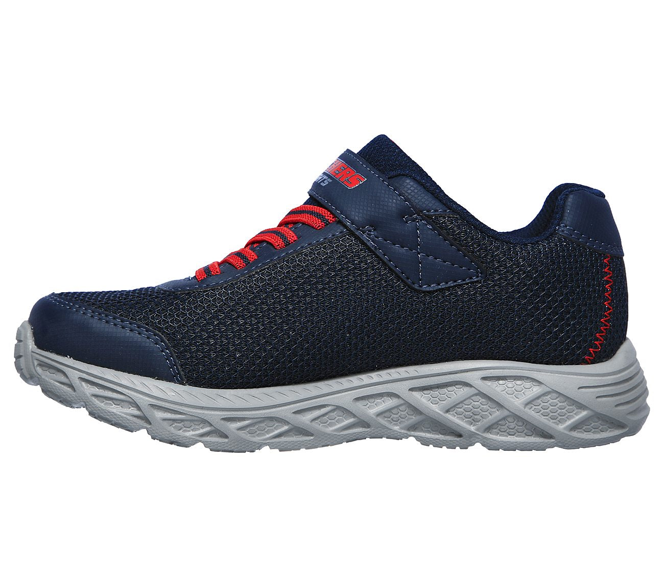 Skechers Kids S Lights Dynamic-Flash Navy Blue Boys Trainers 401530