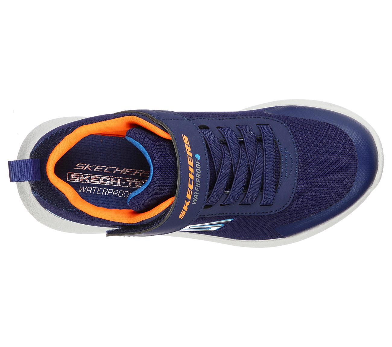 Skechers Kids Dynamic Tread Navy Blue Boys Trainers 403661