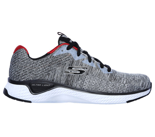 Skechers Mens Solar Fuse Kryzik Grey Sporty Trainers 52758